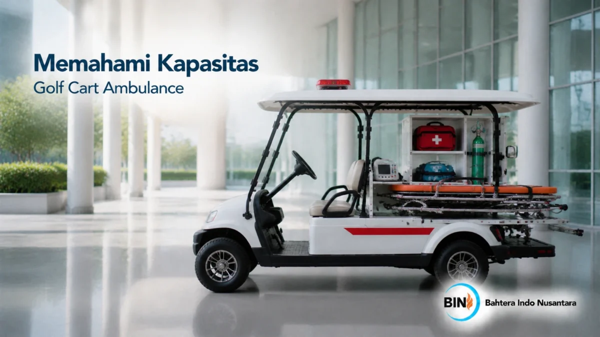 Perbandingan konfigurasi Golf Cart Ambulance dengan pilihan perlengkapan medis dan ruang kabin yang berbeda.