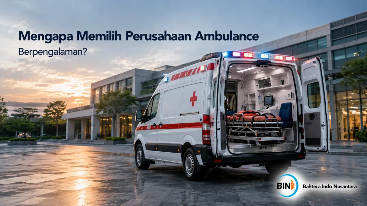 Ambulans dengan fasilitas medis lengkap sebagai pilihan dari perusahaan ambulance berpengalaman.