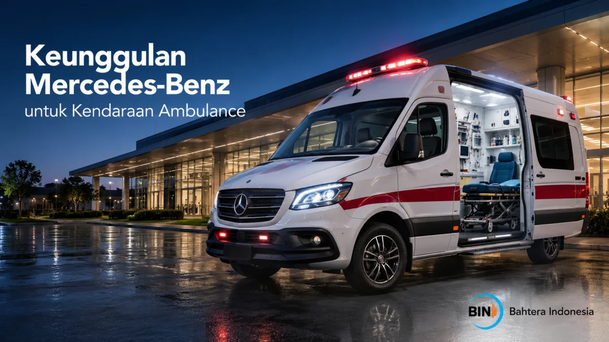 Keunggulan Mercedes-Benz untuk kendaraan ambulance dengan fasilitas medis premium