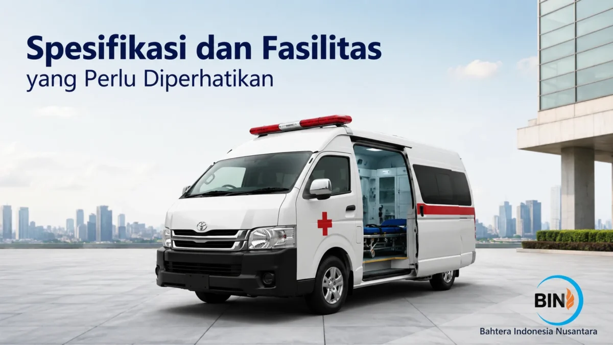 Spesifikasi Toyota Hiace Ambulance dengan fasilitas medis dan perlengkapan di dalam kabin