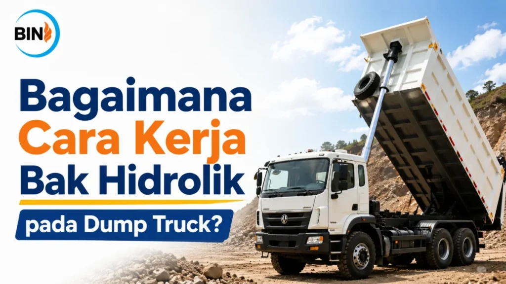 Cara kerja bak hidrolik pada dump truck