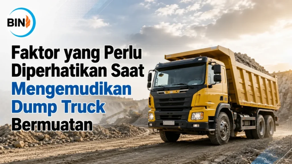 Cara mengoperasikan dump truck bermuatan dengan aman