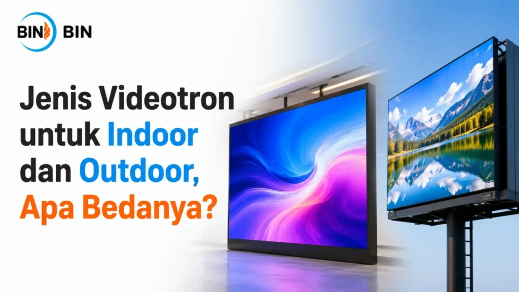 Jenis Videotron untuk Indoor dan Outdoor beserta perbedaan penggunaan dan spesifikasinya