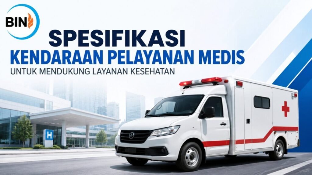 Kendaraan Pelayanan Medis dengan spesifikasi lengkap untuk mendukung layanan kesehatan di Indonesia