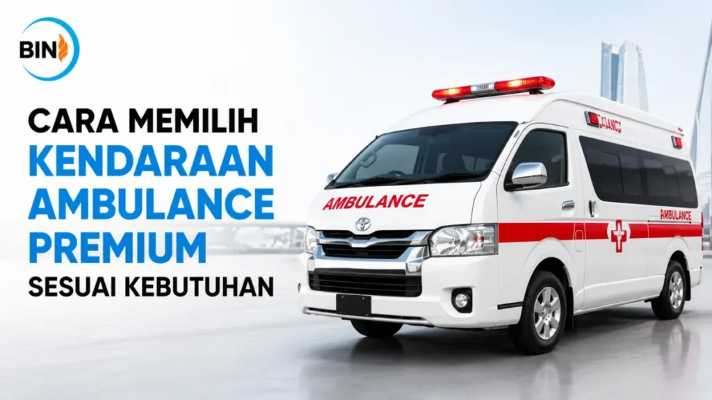 Ambulance Toyota Hiace Premium E-Katalog dengan fasilitas medis lengkap untuk kebutuhan kendaraan ambulance profesional.