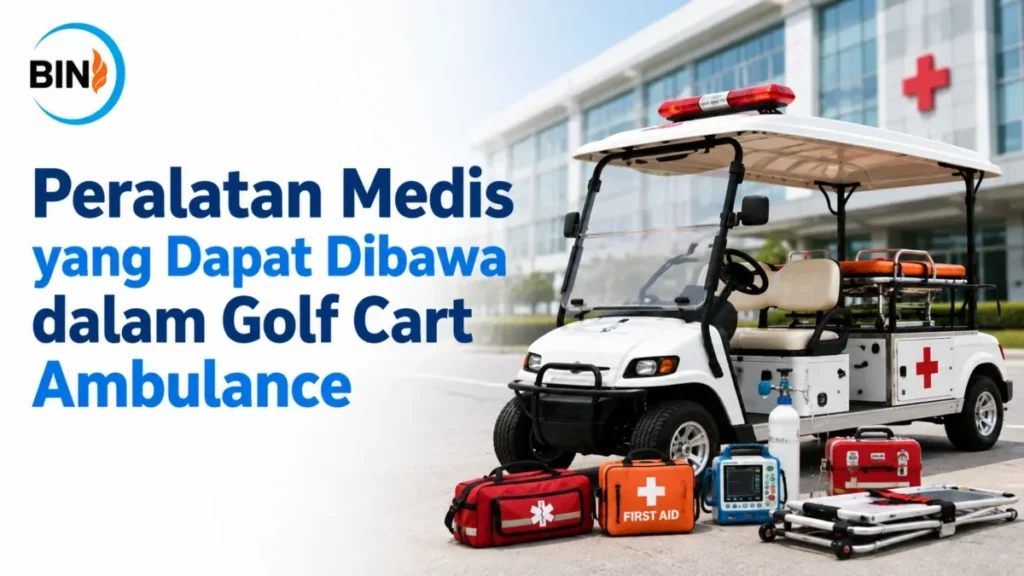 Vendor Pengadaan Armada Medis LKPP dengan Golf Cart Ambulance dan peralatan medis untuk mendukung pertolongan serta evakuasi pasien