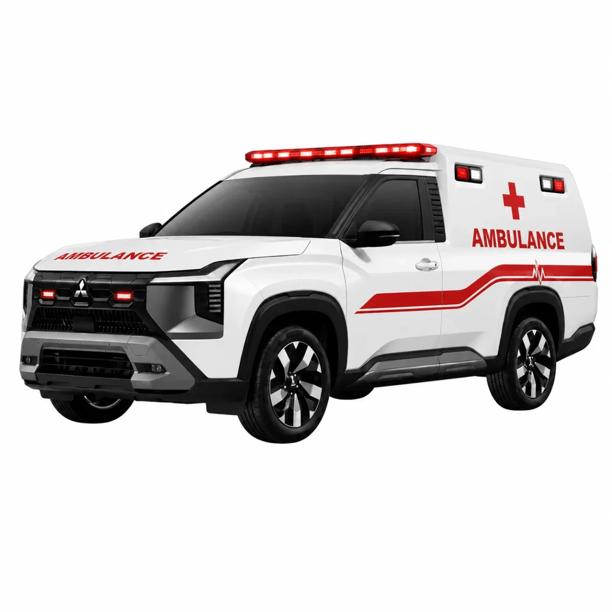 Produk Kendaraan Medis Inaproc berupa mobil ambulance untuk mendukung kebutuhan transportasi dan layanan medis