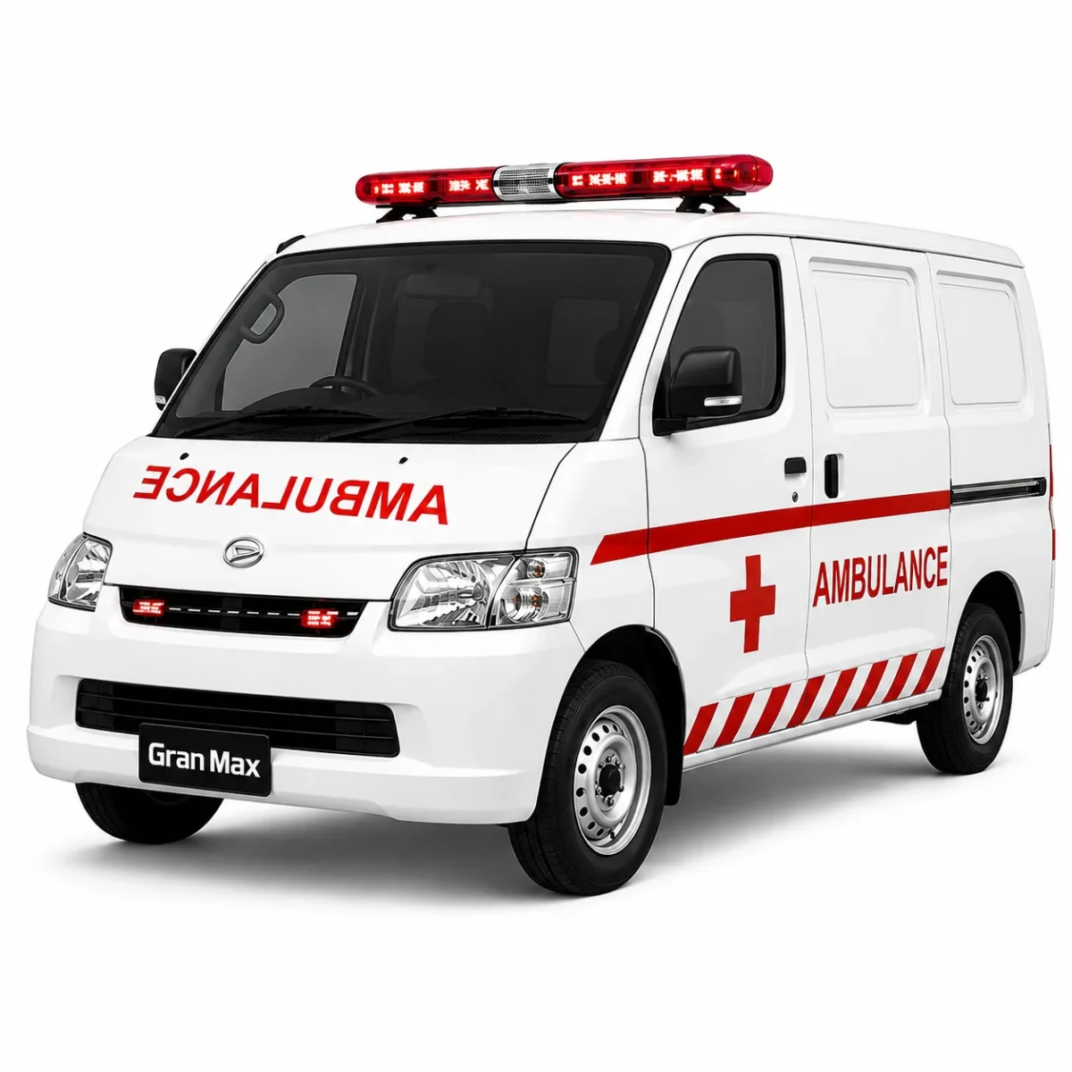 Produk Kendaraan Medis Inaproc berupa mobil pelayanan kesehatan ambulance berwarna putih