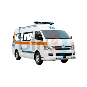 ambulance toyota hiace tampak depan samping untuk instansi pemerintah standar kemenkes