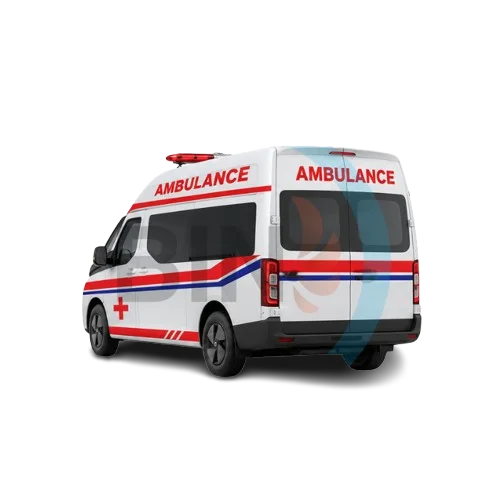 ambulance toyota hiace tampak depan samping untuk instansi pemerintah standar kemenkes