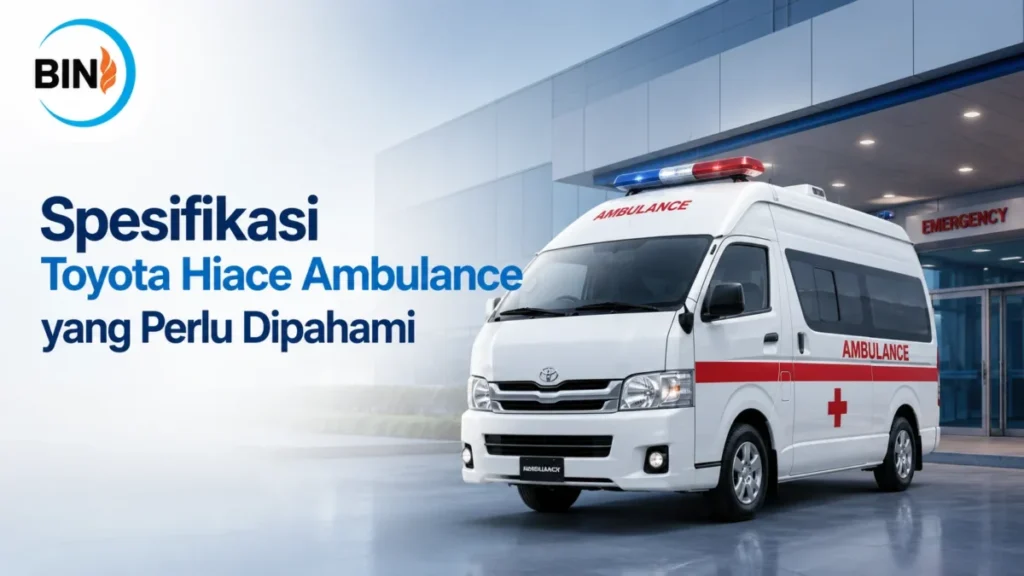 Deluxe Ambulance Toyota Hiace LKPP untuk kebutuhan pelayanan medis